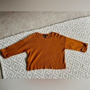 Forever 21 Cropped Copper Sweater